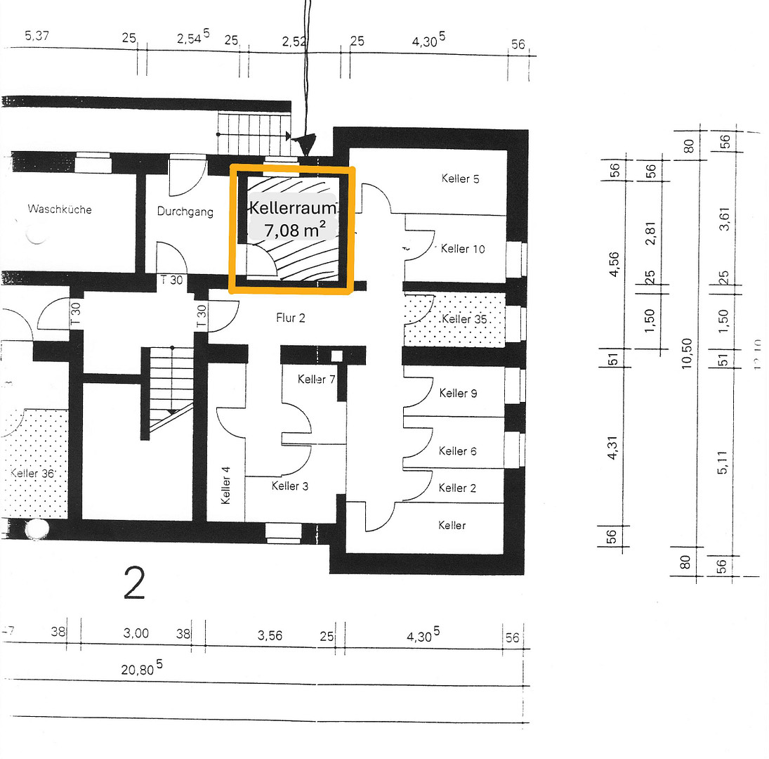Helle 3,5-Zi.-Altbauwohnung mit Balkon, Kaminofen & unverbaubarem Weitblick in Sendling – Holsteiner Str., 81377 81377 München(Sendling-Westpark) – Vorschaubild 28