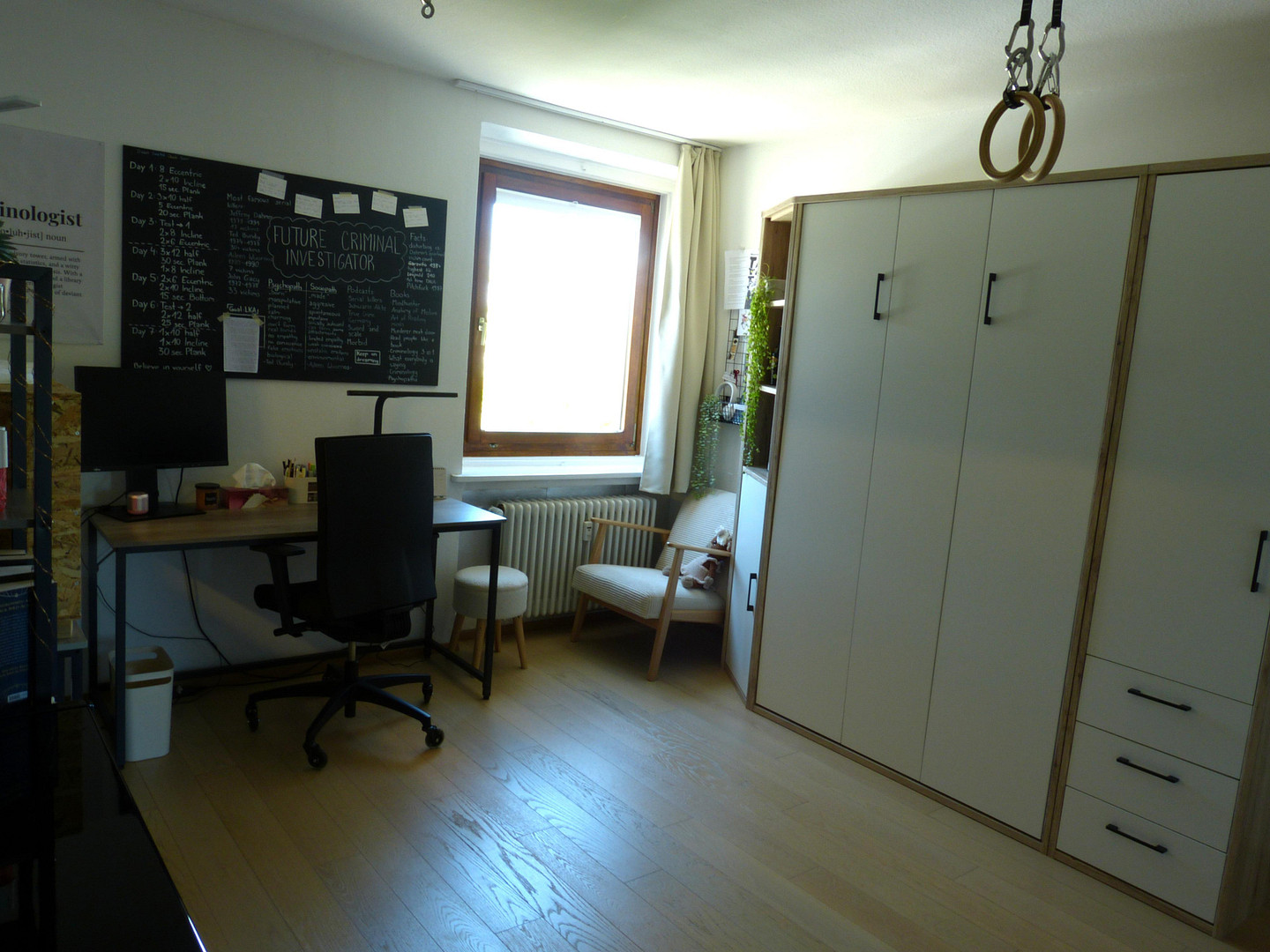 Helle 3,5-Zi.-Altbauwohnung mit Balkon, Kaminofen & unverbaubarem Weitblick in Sendling – Holsteiner Str., 81377 81377 München(Sendling-Westpark) – Vorschaubild 12
