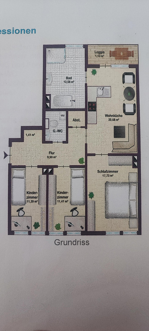 Gemütliche 3 Zimmerwohnung – Poststrasse 8, 85567 Grafing bei München – Vorschaubild 14