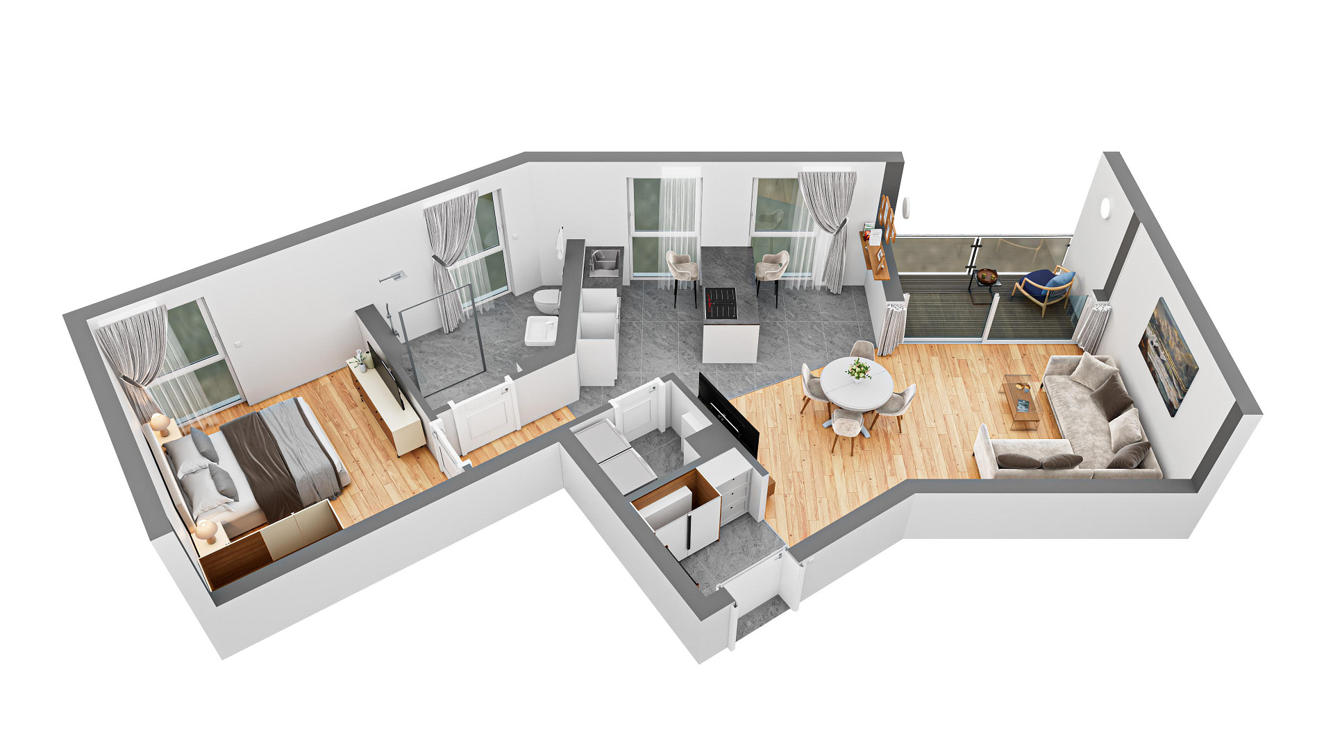 Luxus-Neubau 2 Zimmer Wohnung (A+) inkl. Stellplatz. 0% Provision! HAMM ZENTRUM – Südstraße 45, 59065 Hamm – Vorschaubild 17