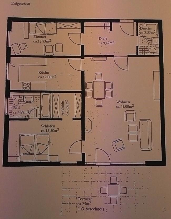 Menterschwaige: 3‑Zi.-Terrassenwohnung (117 m²) mit 200 m² Garten & TG – möbliert oder unmöbliert – Bemediktenwandstraße 5, 81545 München(Harlaching) – Vorschaubild 9