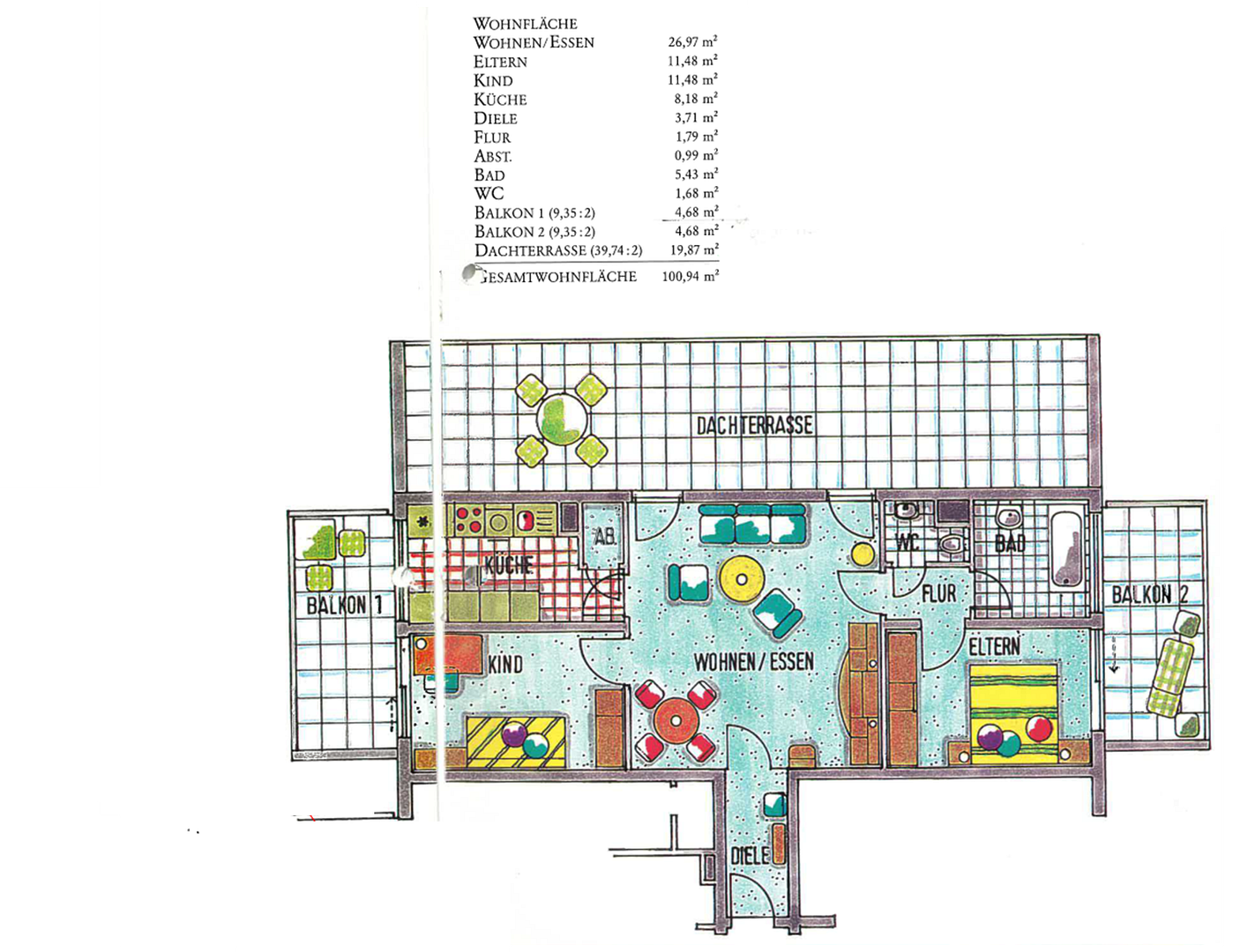 3 Zimmerwohnung mit knapp 60m2 Balkonfläche inkl. TGP *Provisionsfrei* – Leipzig(Zentrum) – Vorschaubild 14