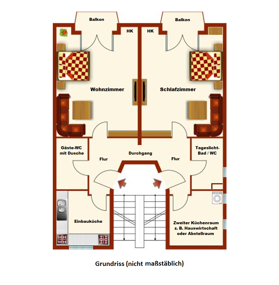 2,5-Zimmer mit EBK, Balkon, Tageslichtbad, Gästebad/WC und Abstellraum provisionsfrei – Stuttgart-Degerloch(Degerloch) – Vorschaubild 34