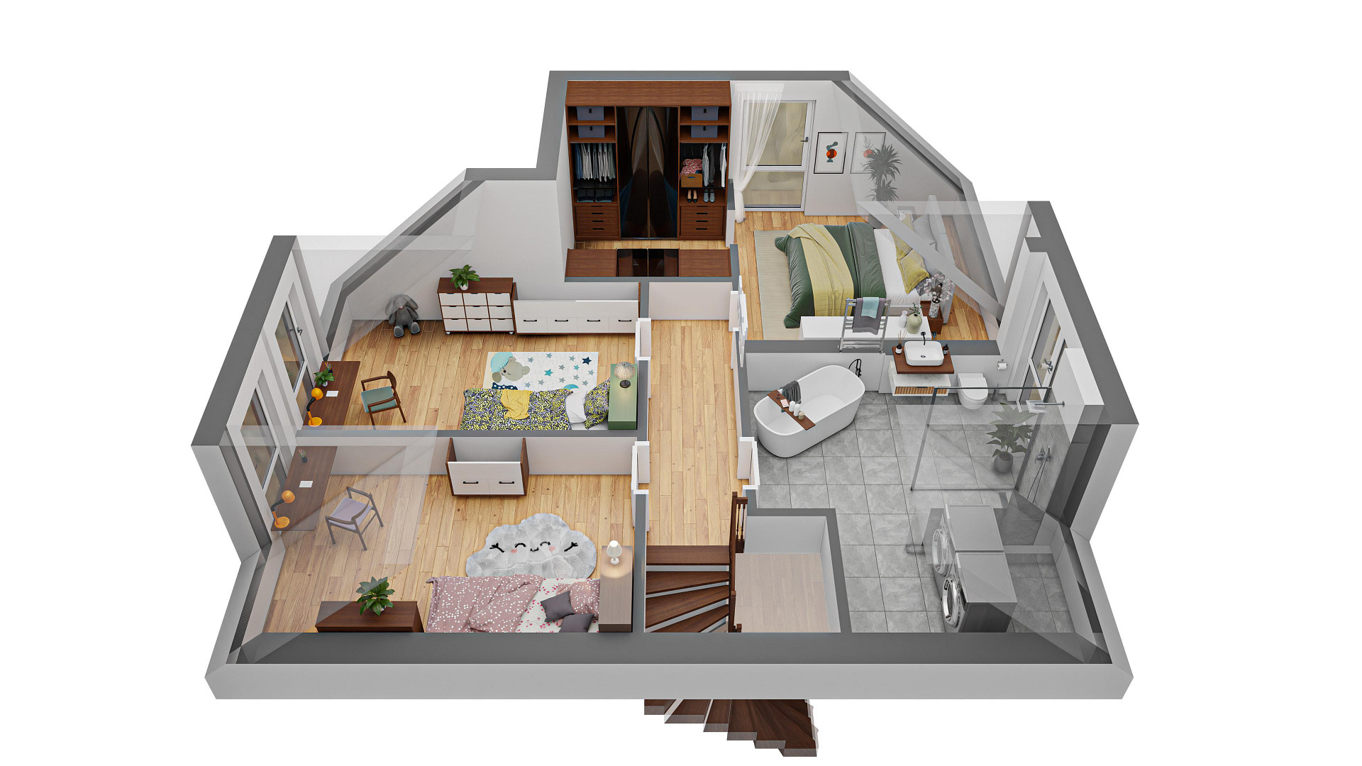 Ihr Familienhaus in Selm: 4 Zimmer, Garten, 2 Stellplätze, KfW-55 – schlüsselfertig 2026 – Selma-Lagerlöf-Weg 3, 59379 Selm – Vorschaubild 3
