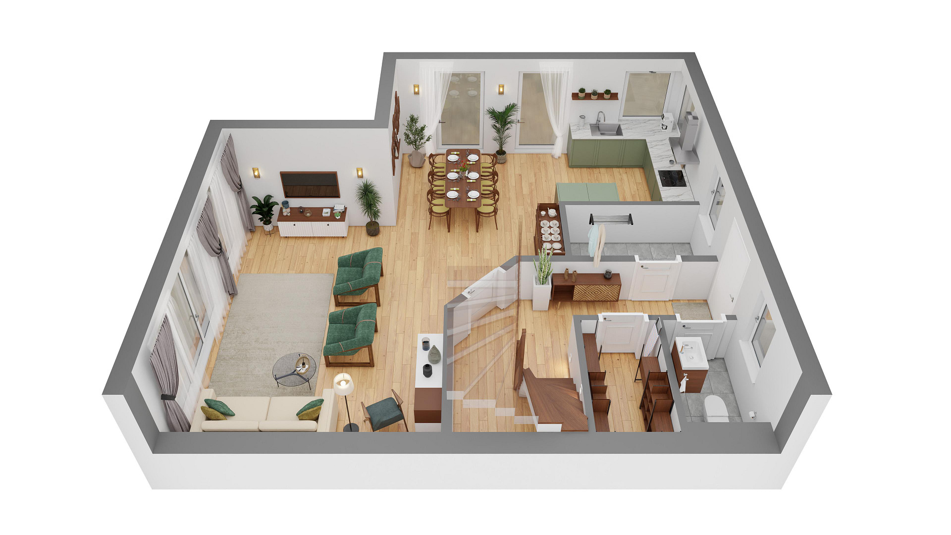 Ihr Familienhaus in Selm: 4 Zimmer, Garten, 2 Stellplätze, KfW-55 – schlüsselfertig 2026 – Selma-Lagerlöf-Weg 3, 59379 Selm – Vorschaubild 2
