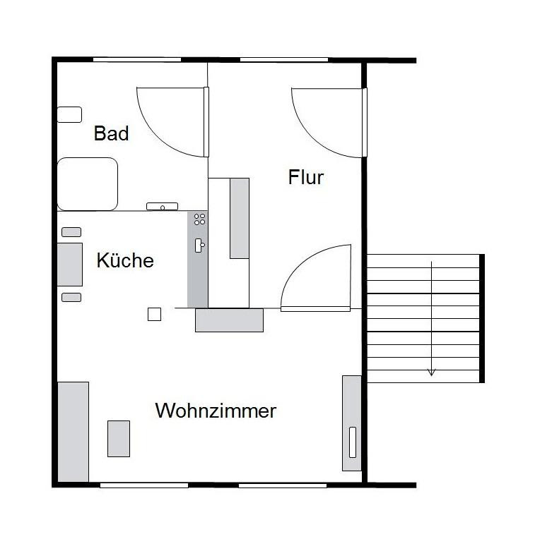 Komfortable möblierte Wohnung EG, “zentral und doch ruhig“ – Magdeburg(Fermersleben) – Vorschaubild 10