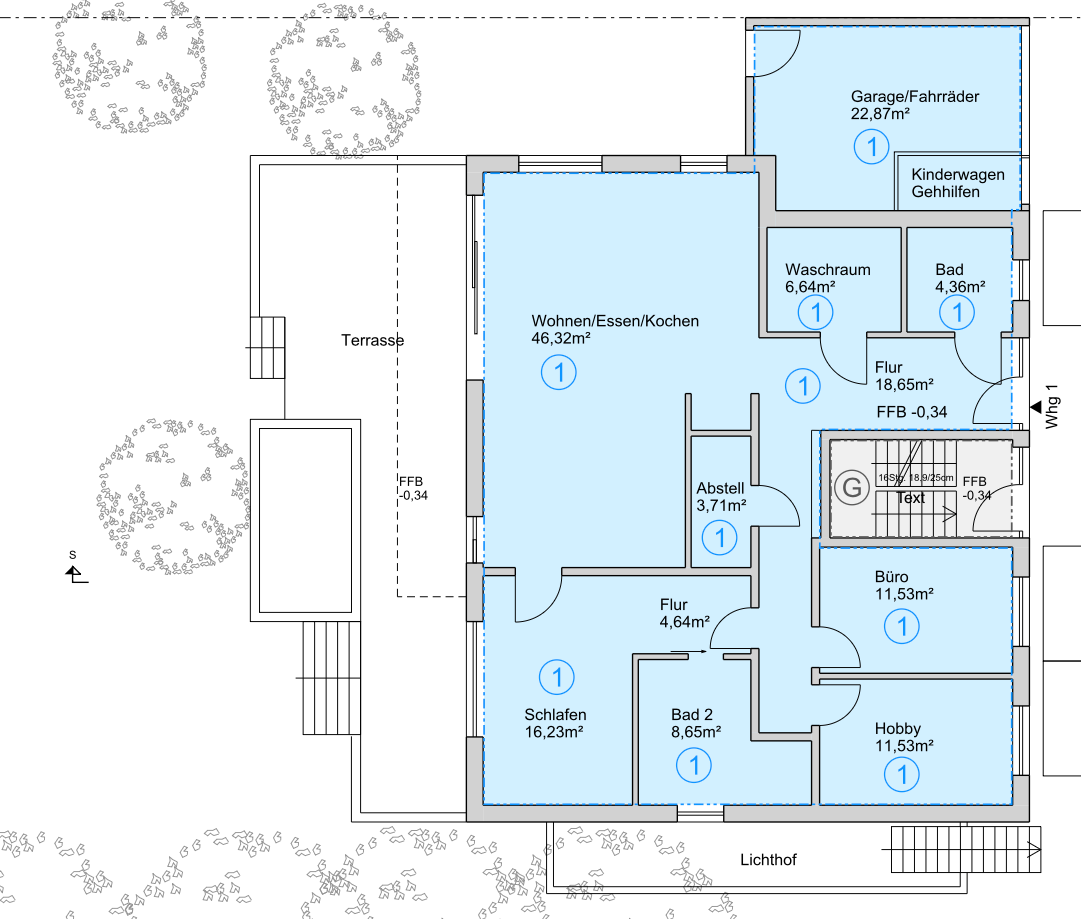 4-Zimmer-Wohnung mit großem Garten, Terrasse & Garage – 75203 Königsbach-Stein(Stein) – Vorschaubild 24