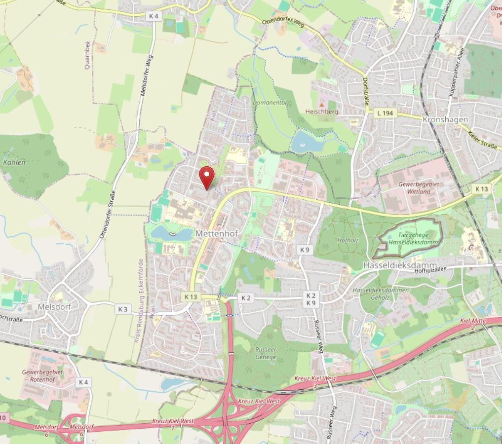 Gepflegte 3-Zimmer-Wohnung sofort nutzbar, provisionsfrei – Helsinkistraße 10, 24109 Kiel(Mettenhof) – Vorschaubild 19