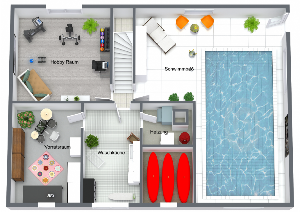 Einfamilienhaus mit großzügigem Garten, Schwimmbad und Garage – Frankenthal(Frankenthal (Pfalz)) – Vorschaubild 16