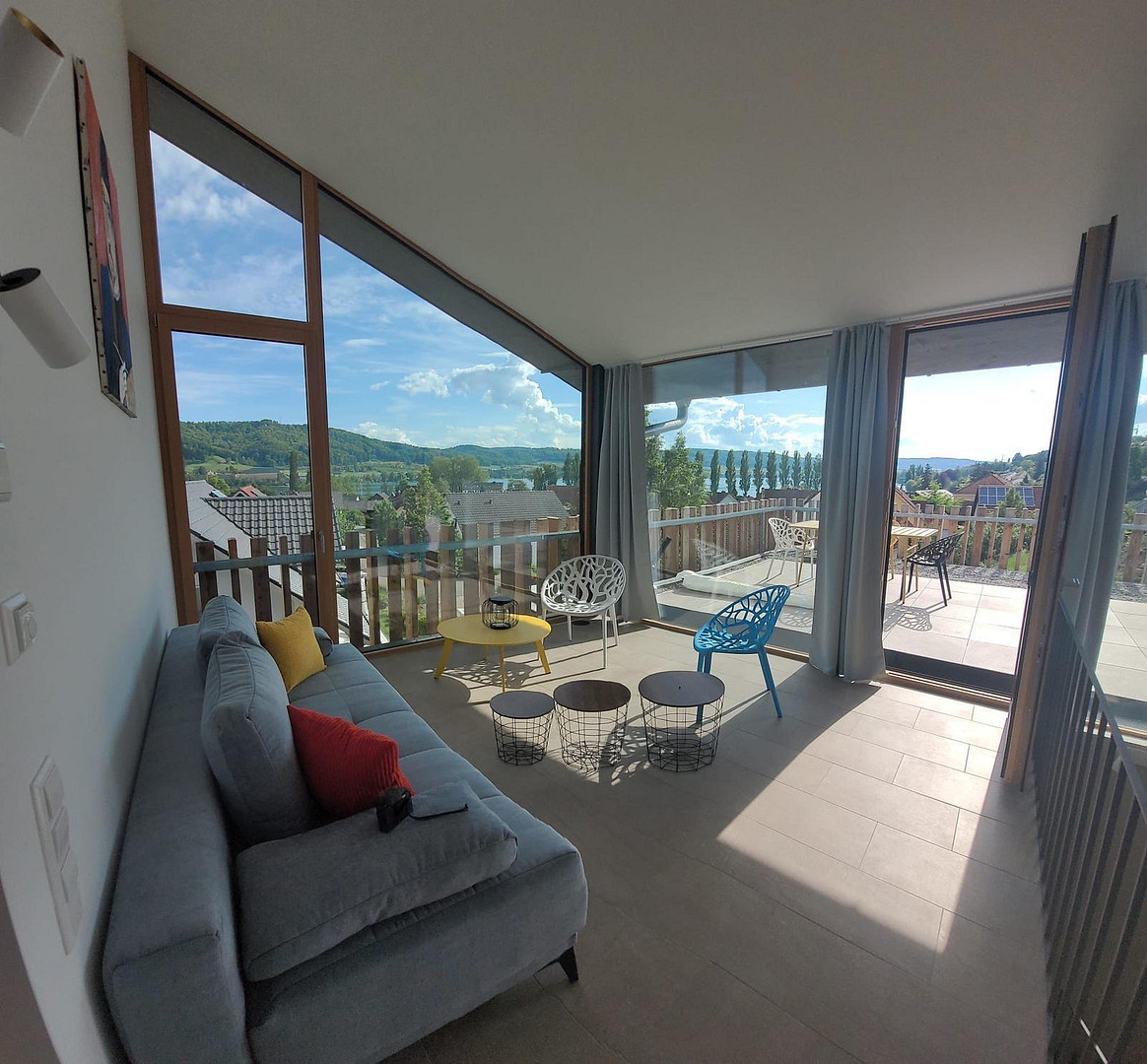 Extravagantes Designer-Haus im Schweizer Chaletstil – Bodensee-Panorama inklusive - Provisionsfrei – Zum Schierenberg 23, 78337 Öhningen-Wangen(Wangen) – Vorschaubild 9