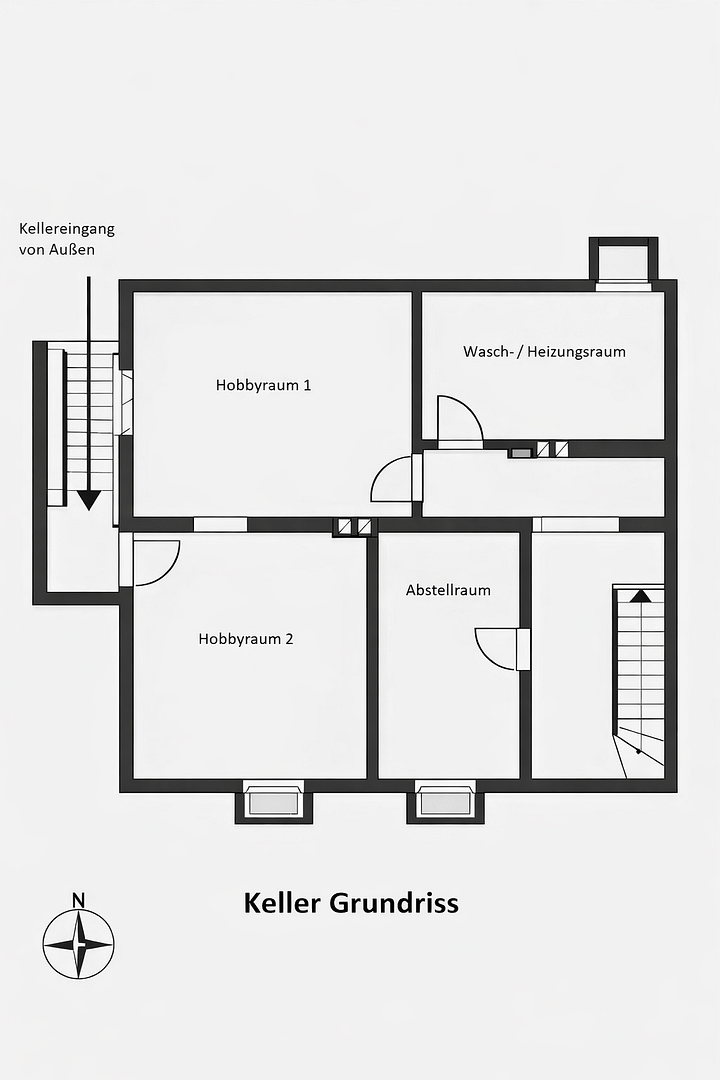Kernsaniertes Haus (2017) mit Pool, Sauna, Kamin, Südbalkon & großer Südterrasse – Am Kapuzinerkloster 42, 47803 Krefeld(Inrath/Kliedbruch) – Vorschaubild 36