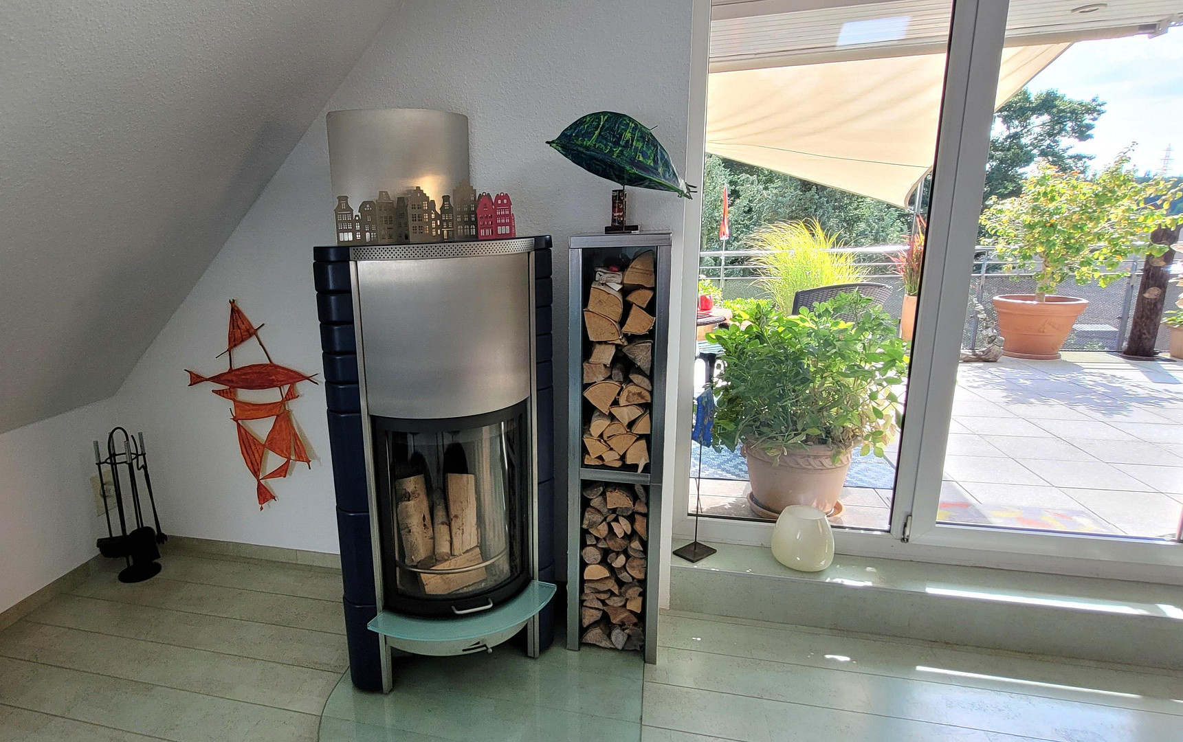 Penthouse-Whg mit Sauna & Kamin zum Wohlfühlen – Zikadenweg 27D, 22043 Hamburg(Marienthal) – Vorschaubild 2