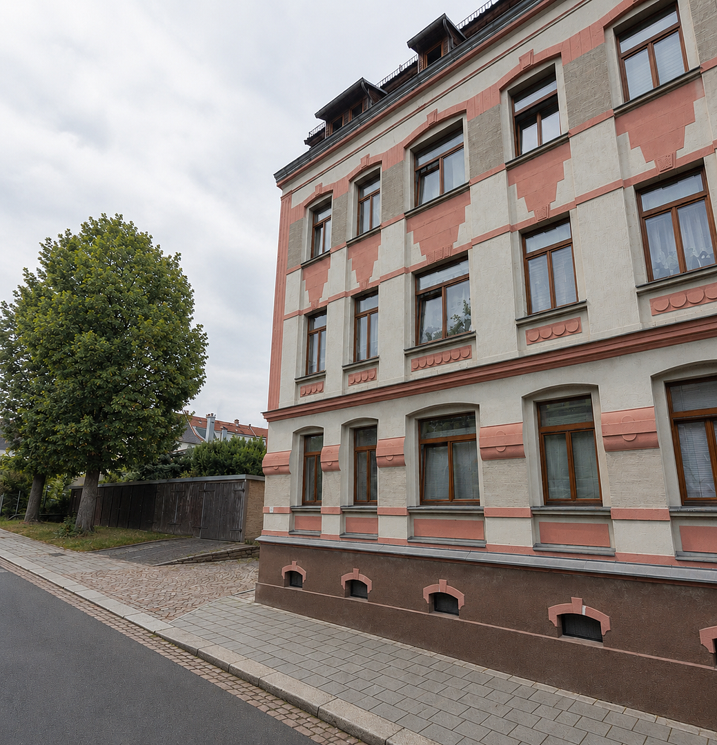 Neu sanierte 2-Zimmer-Wohnung mit modernem Tageslichtbad & EBK – ideal für Singles – Philippstr. 57, 8393 Meerane – Vorschaubild 8