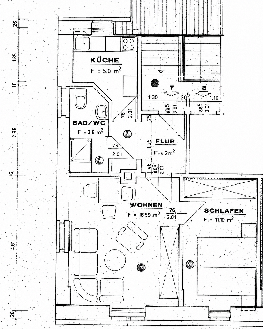 Neu sanierte 2-Zimmer-Wohnung mit modernem Tageslichtbad & EBK – ideal für Singles – Philippstr. 57, 8393 Meerane – Vorschaubild 10