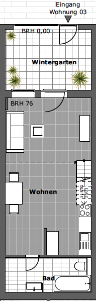 2‑Zimmer‑Wohnung, 61 m² – Köln‑Sürth – 3 Min. zur Linie 16/17 – Loft‑Style- Top Anbindung – Köln(Sürth) – Vorschaubild 11