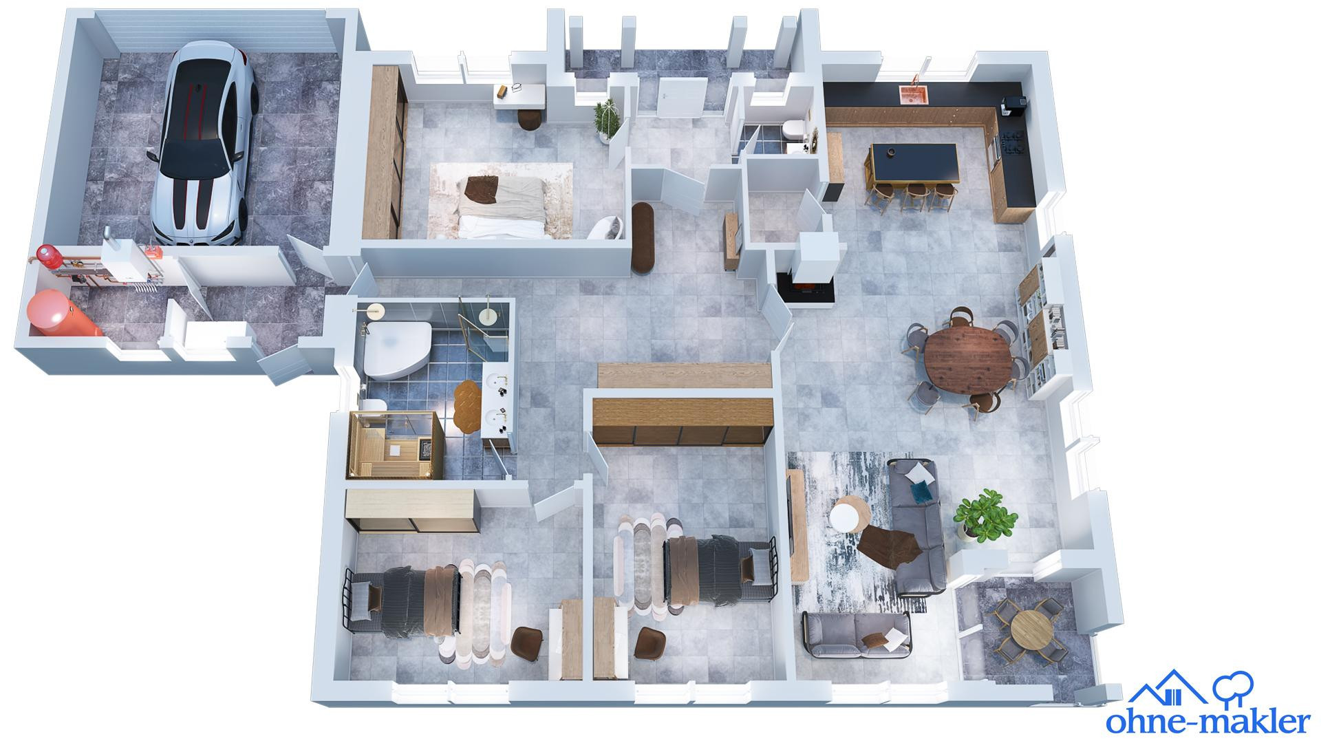 Exklusiver Bungalow - 2,80 m Deckenhöhe & Ausbaureserve – provisionsfrei in ruhiger Lage – 88422 Bad Buchau(Bad Buchau) – Vorschaubild 36