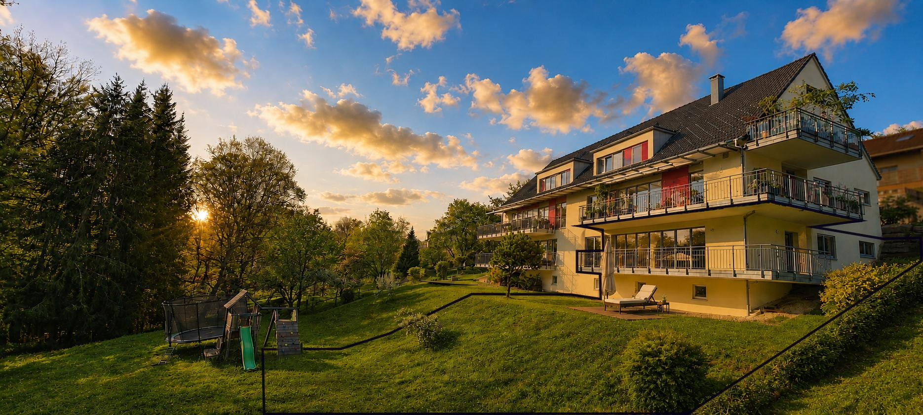 Wohnen wie im Haus – Gartenwohnung mit 103,5 m2 in unverbaubarer Waldrandlage – Stuttgart(Möhringen) – Vorschaubild 15