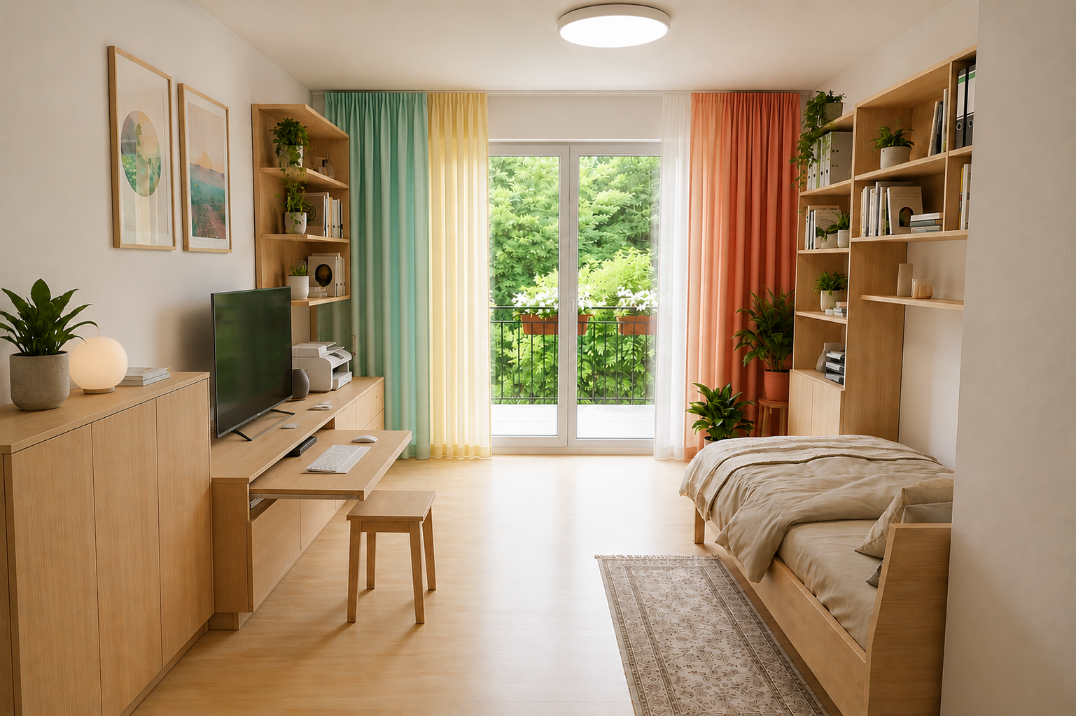 Wohnen wie im Haus – Gartenwohnung mit 103,5 m2 in unverbaubarer Waldrandlage – Stuttgart(Möhringen) – Vorschaubild 9