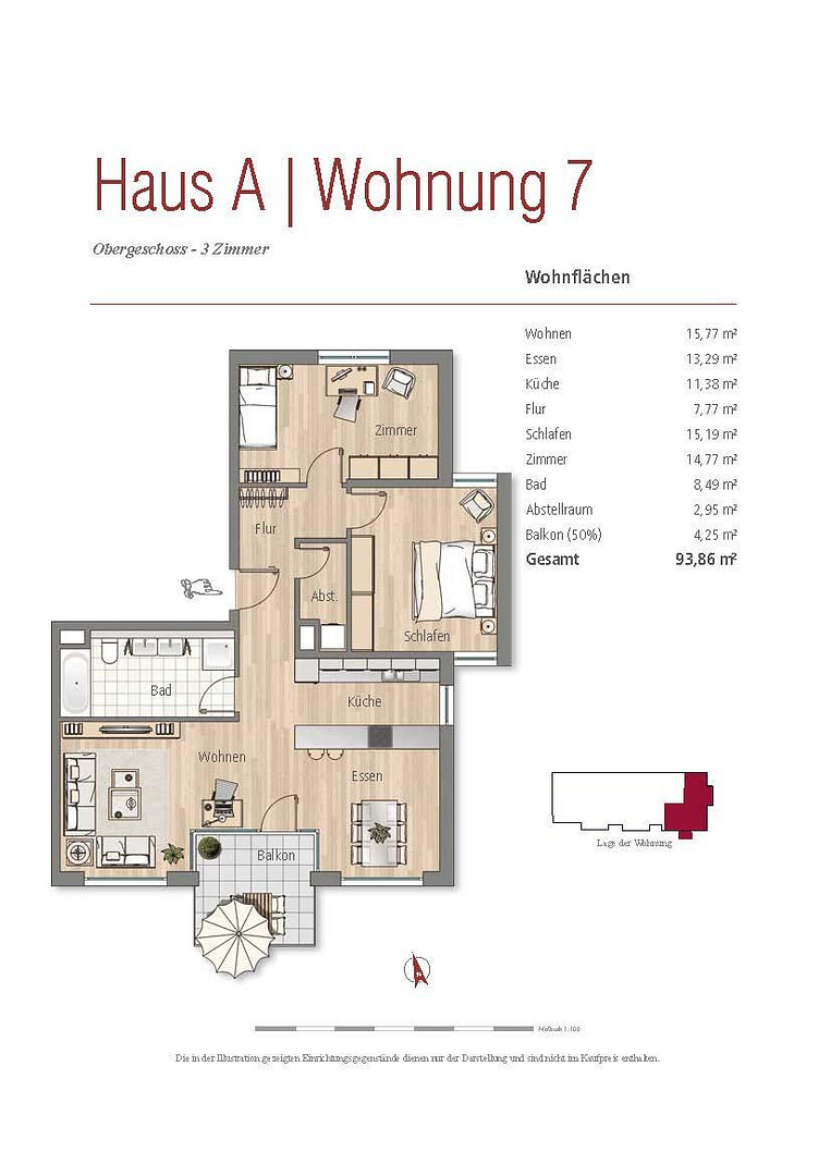 Modernes Wohnjuwel im „Carree Alte Post“ – Smart Home, Südbalkon & PROVISIONSFREI nahe Alex! – Berlin(Lichtenberg) – Vorschaubild 11