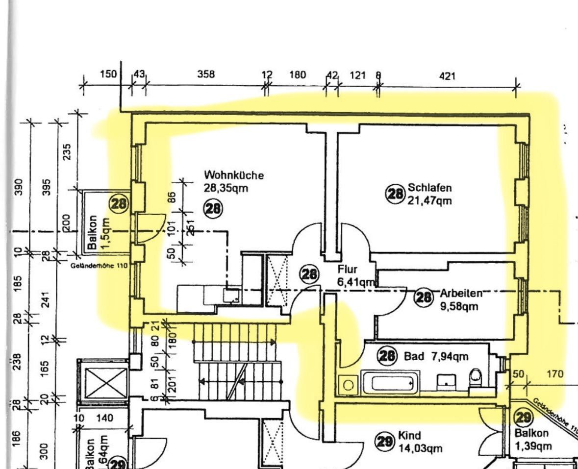 Helle 3-Zimmer-Wohnung mit Balkon & Grünblick im ruhigen Gartenhaus – Boxhagener Kiez – Boxhagener Straße 59, 10245 Berlin(Friedrichshain) – Vorschaubild 22