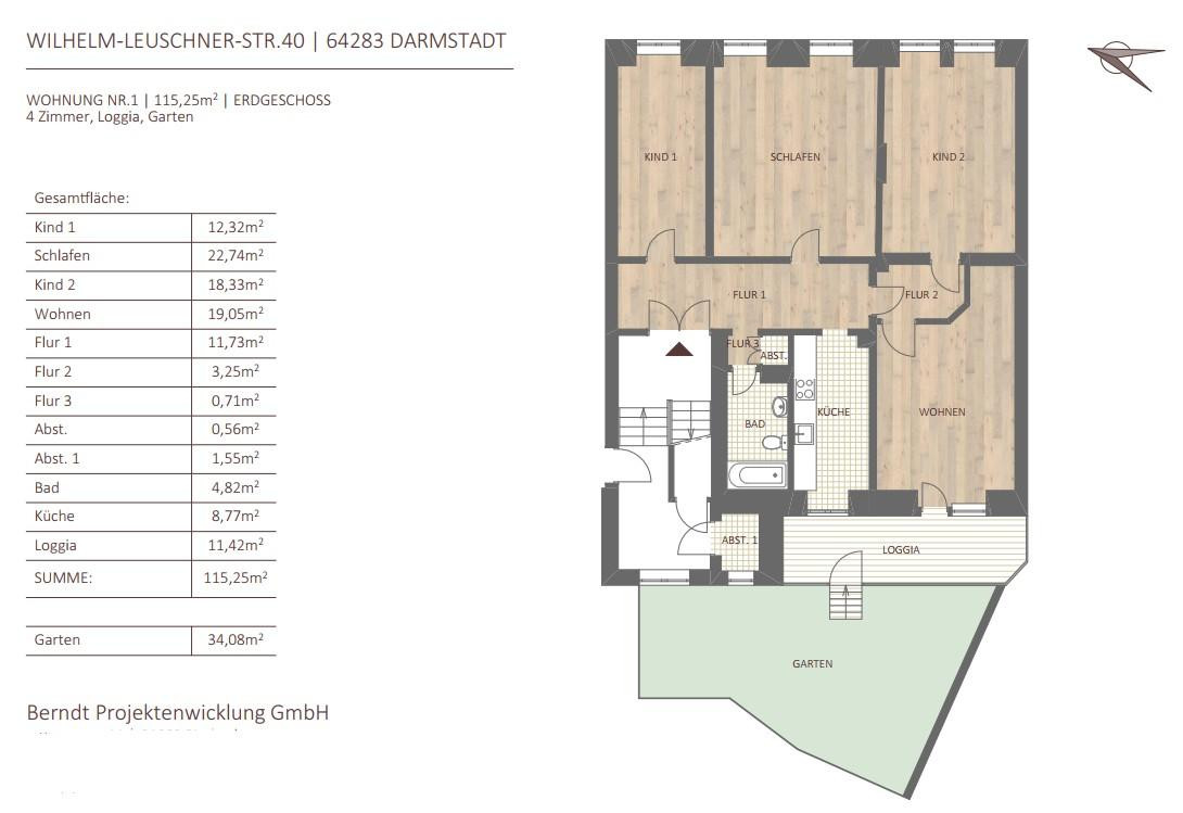Solide Kapitalanlage in DA Johannesviertel - Stilaltbau langfristig vermietet – Wilhelm-Leuschner-Str. 40, 64293 Darmstadt – Vorschaubild 3