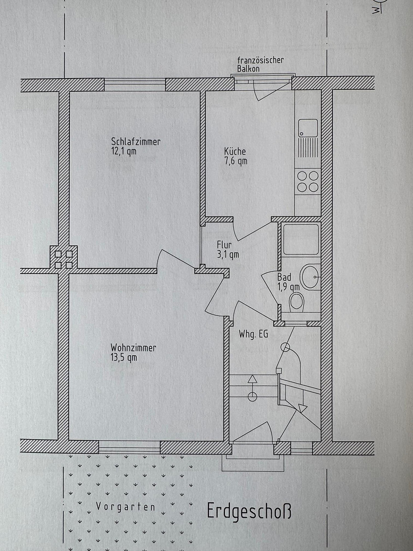 Kleines MFH mit drei Wohnungen und Garten - Bremen-Osterfeuerberg – 28219 Bremen-Osterfeuerberg(Osterfeuerberg) – Vorschaubild 34