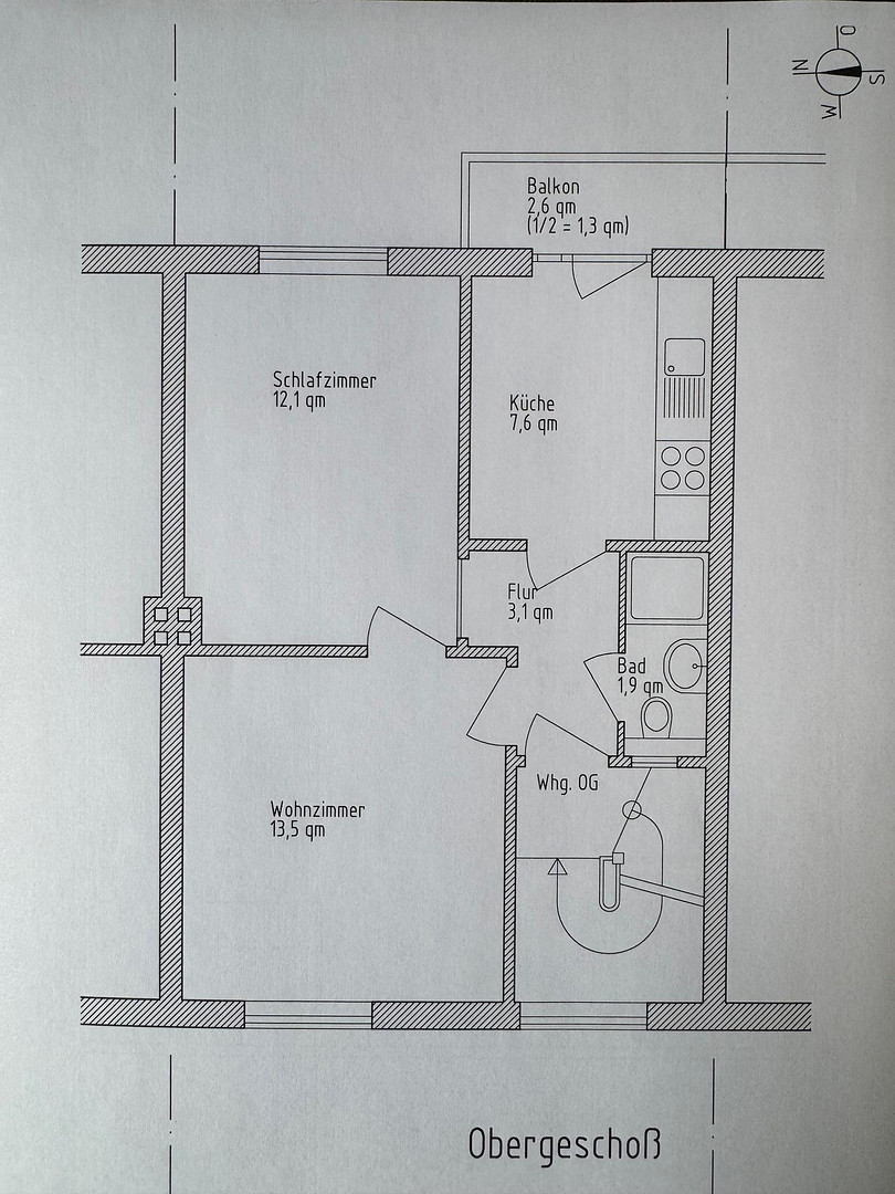 Kleines MFH mit drei Wohnungen und Garten - Bremen-Osterfeuerberg – 28219 Bremen-Osterfeuerberg(Osterfeuerberg) – Vorschaubild 36