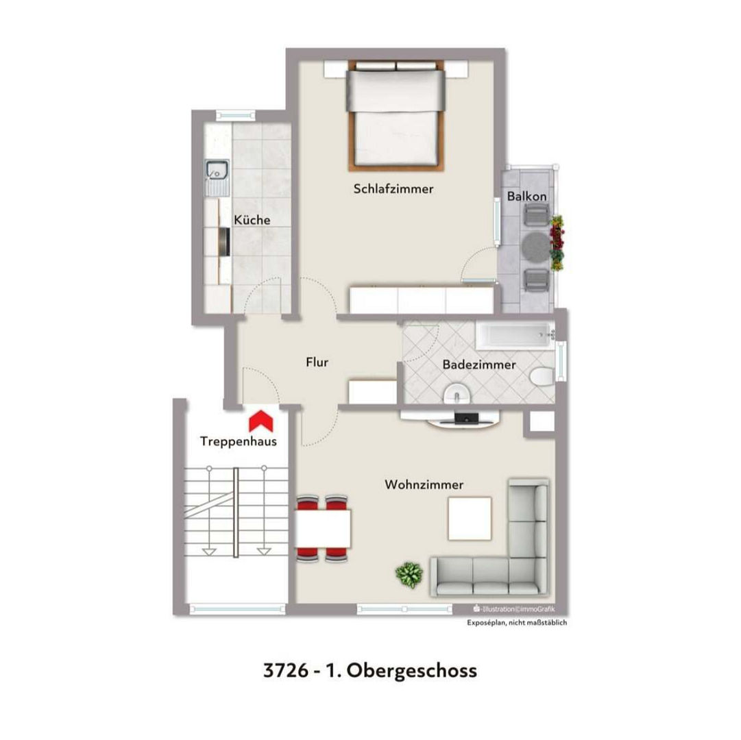 Modernisierte 2-Zimmer-Wohnung in Aachen-Eilendorf – Brückstraße, 52080 Aachen – Vorschaubild 13