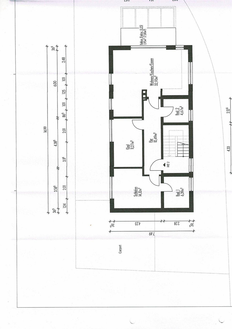 Ab sofort und von Privat! Traumlage in Schweinheim: 3 Zimmer, großer Balkon, 2 Bäder, 1. OG – Horionstr. 42, 53177 Bonn(Schweinheim) – Vorschaubild 13