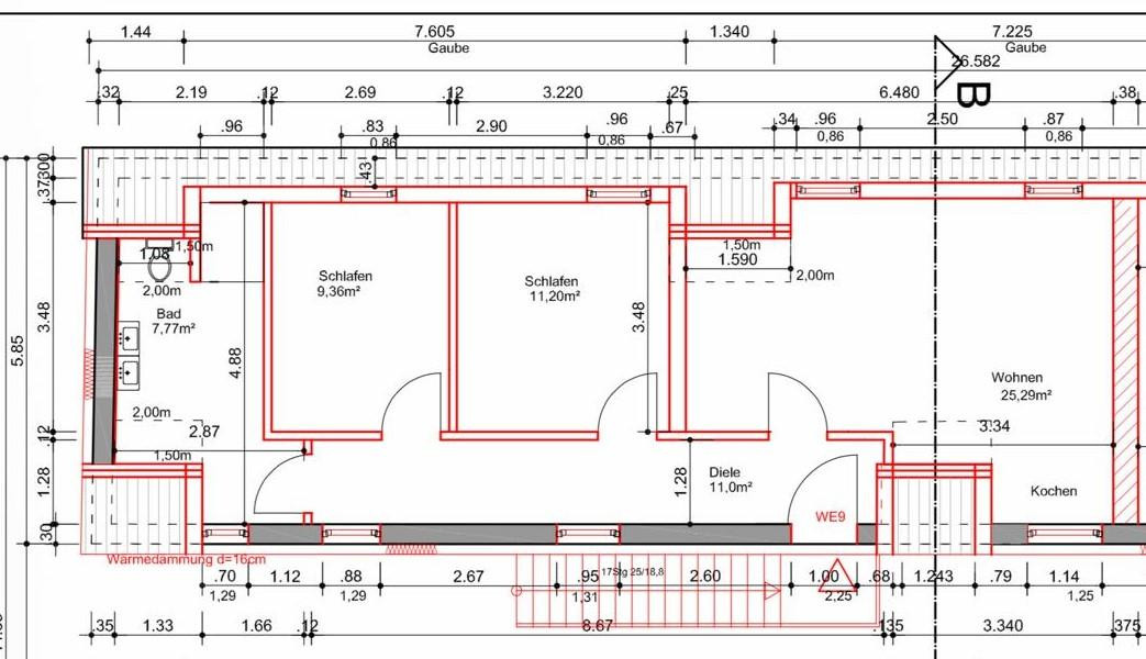 Kernsanierte 3-Zimmer-Wohnung im 1.OG mit eigenem Eingang – Hoststraße 13a, 34292 Ahnatal-Weimar(Weimar) – Vorschaubild 8