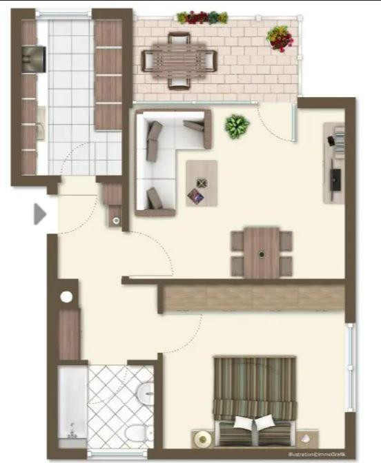 Sonnige 2-Zi.-Whg. Balkon/Stellplatz in schöner Lage von S-Weilimdorf – Landstuhler Straße 2, 70499 Stuttgart-Weilimdorf(Weilimdorf) – Vorschaubild 11