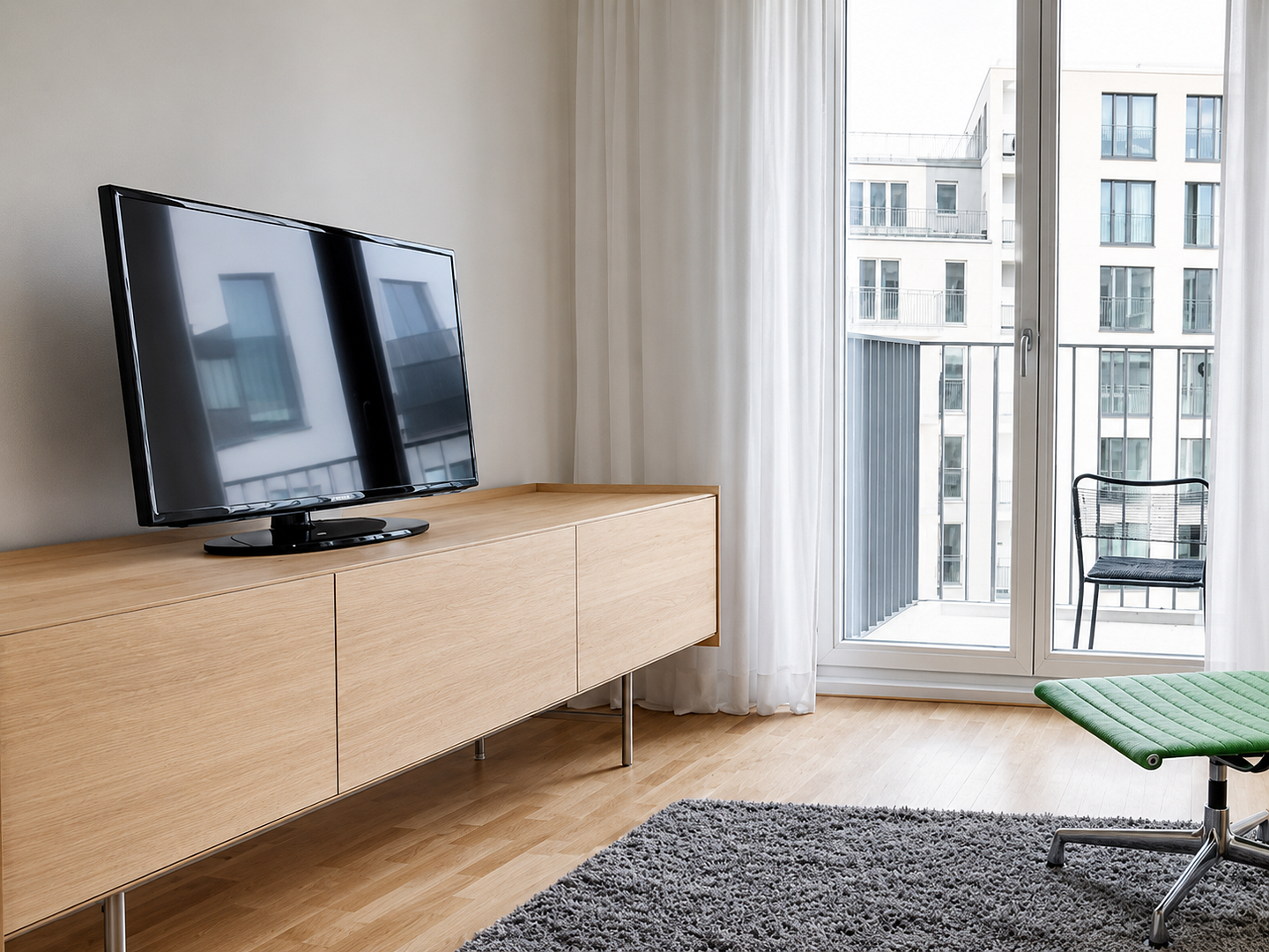 Exklusives Apartment in den Nymphenburger Höfen - 4. Stock mit Balkon – München(Maxvorstadt) – Vorschaubild 4