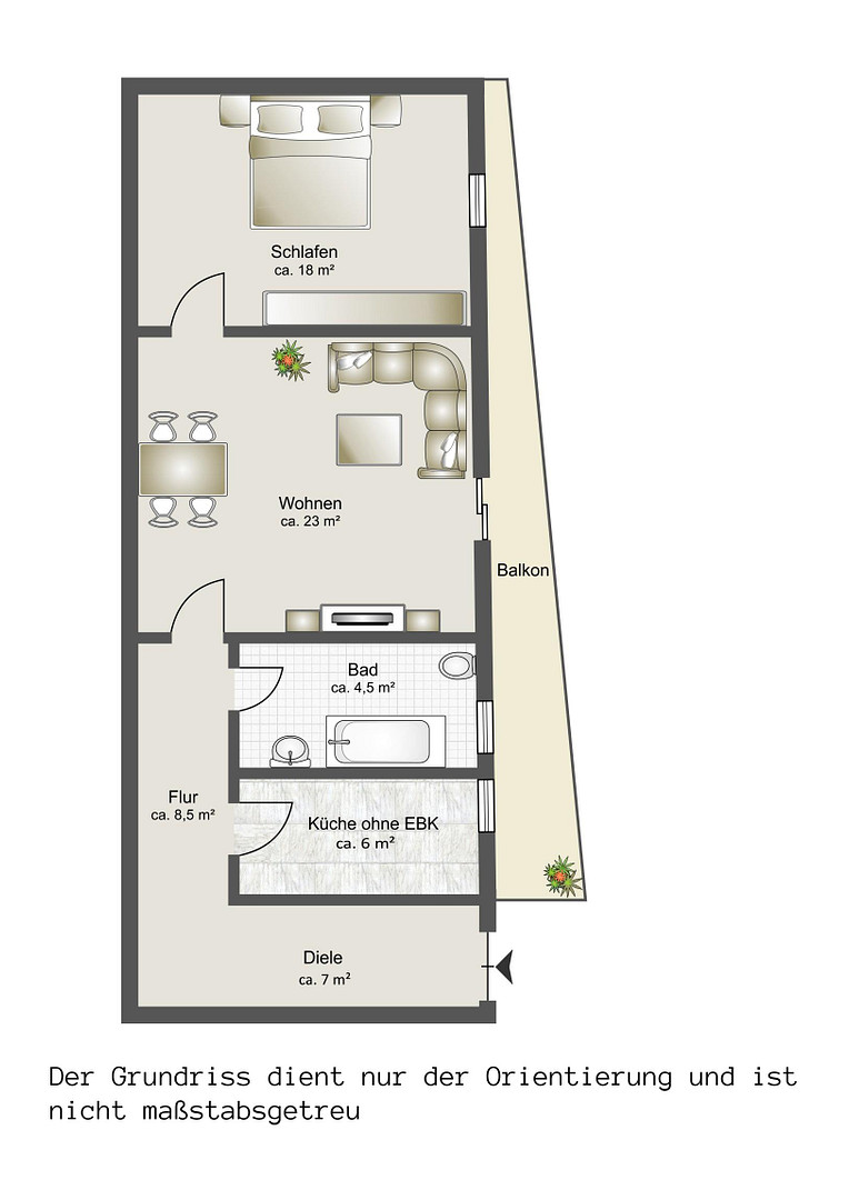 Nähe Hauptbahnhof: Großzügige 2-Zimmer-Wohnung – Paul-Heyse-Str.19, 80336 München(Ludwigsvorstadt) – Vorschaubild 21