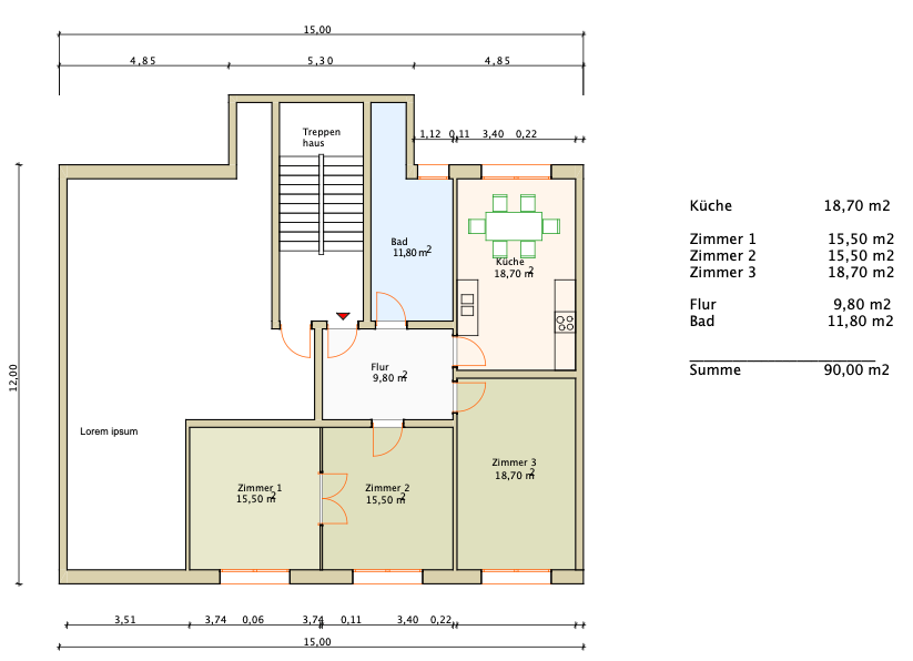 3-Zimmer Wohnung mit Top-Lage unmittelbar S-Bahn Hst. TU-Hamburg/ Heimfeld – Hamburg(Heimfeld) – Vorschaubild 3