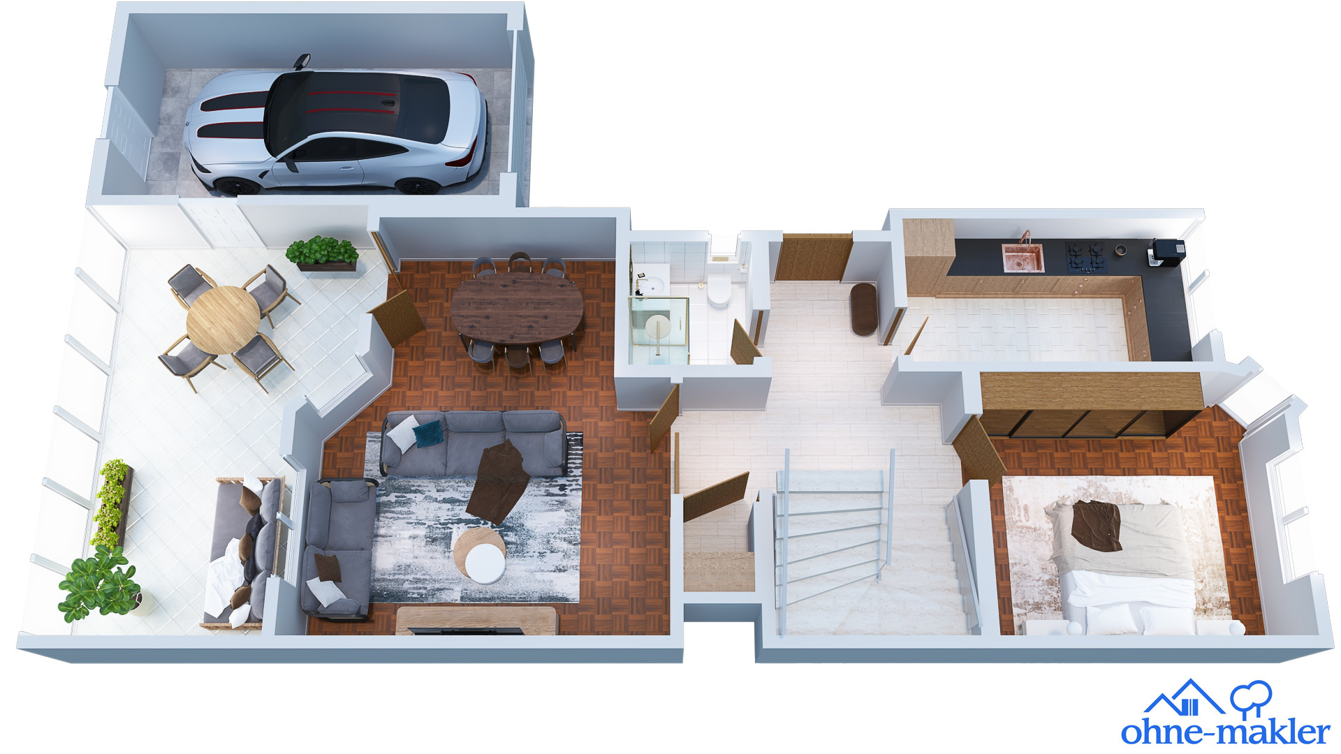 Ohne Provision. Große Doppelhaushälfte mit Wintergarten, Sauna und vielseitiger Aufteilung - München – Karlsbader Straße 5a, 80937 München(Am Hart) – Vorschaubild 17