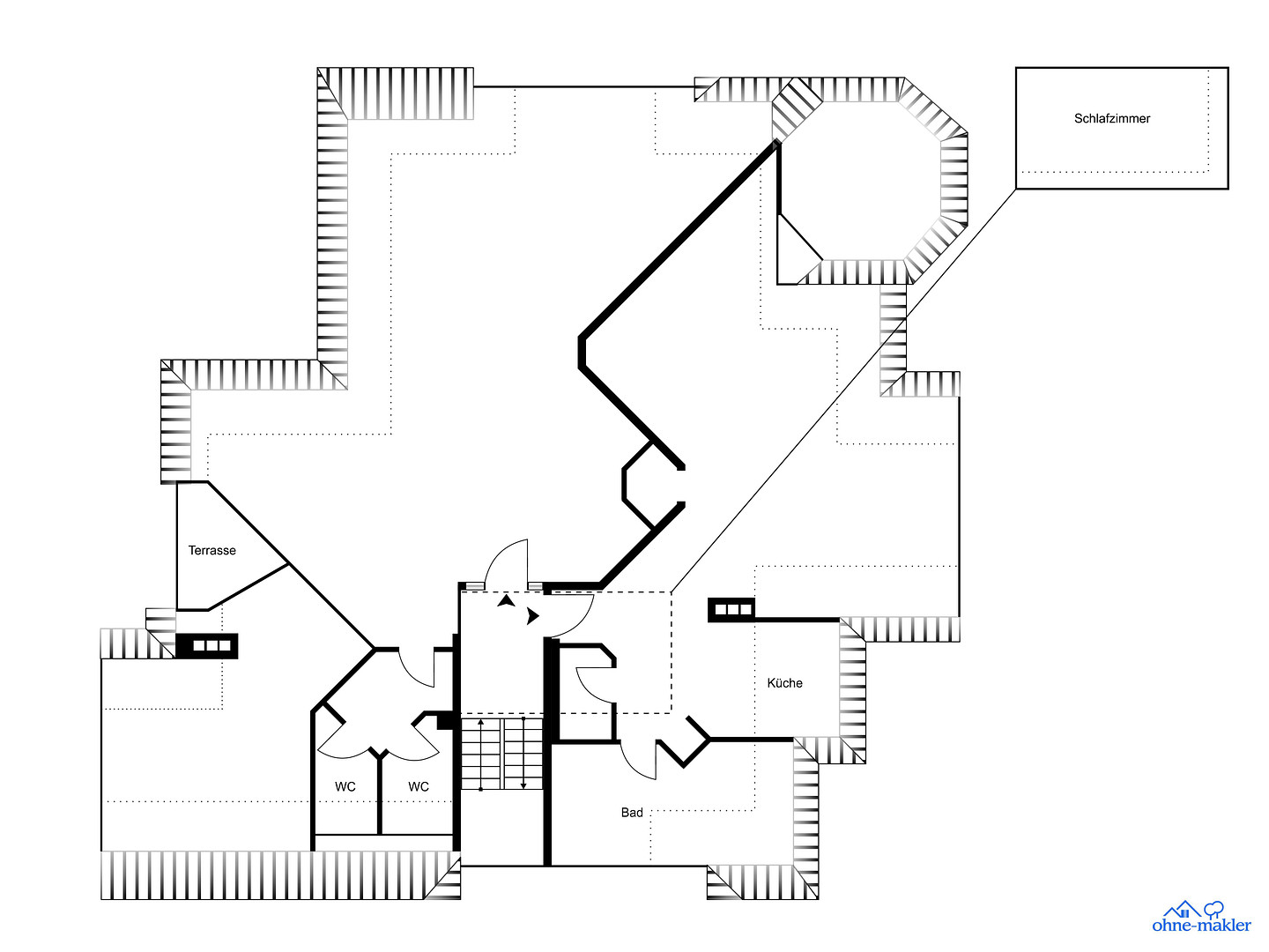 Außergewöhnliche DG-/Maisonettewohnung im Zooviertel – Großzügiges Wohnen, Blick in die Eilenriede – Hannover(Zoo) – Vorschaubild 34