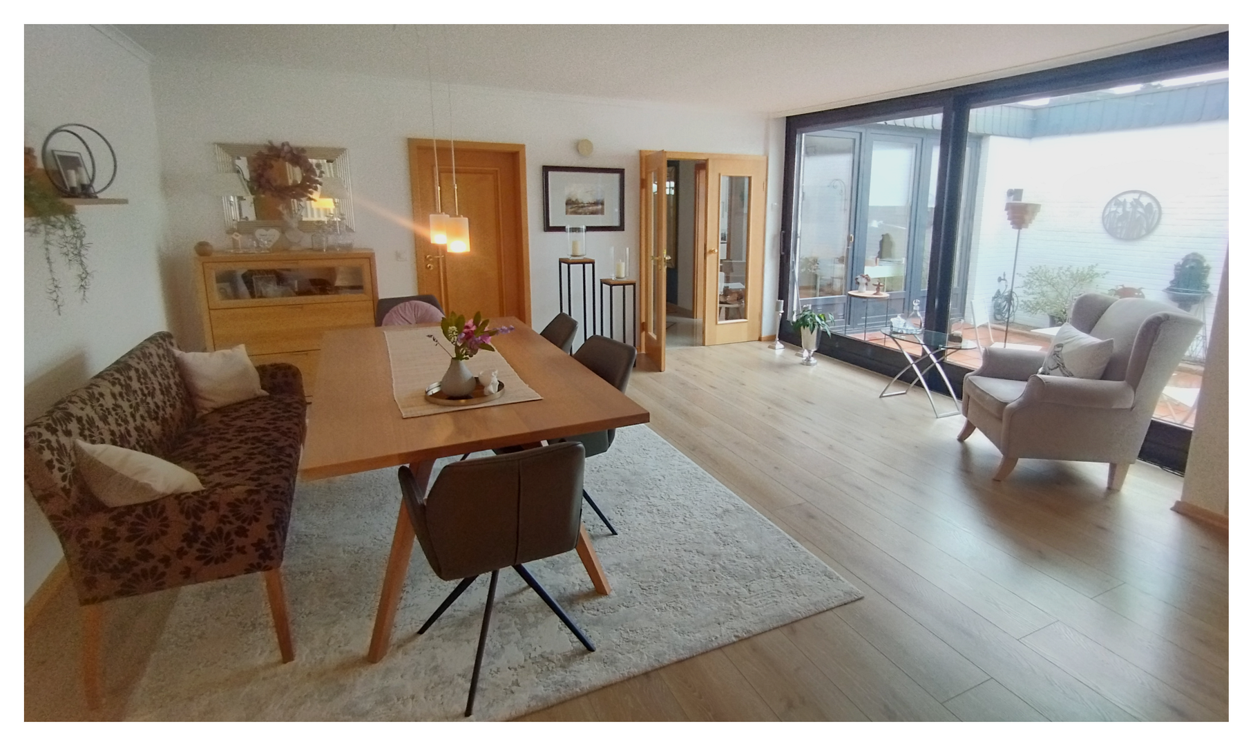 Flachdachbungalow (Reihenendhaus) auf 546 qm Grundstück mit zwei Bädern, Garage und Carport – Weyhe(Erichshof) – Vorschaubild 5