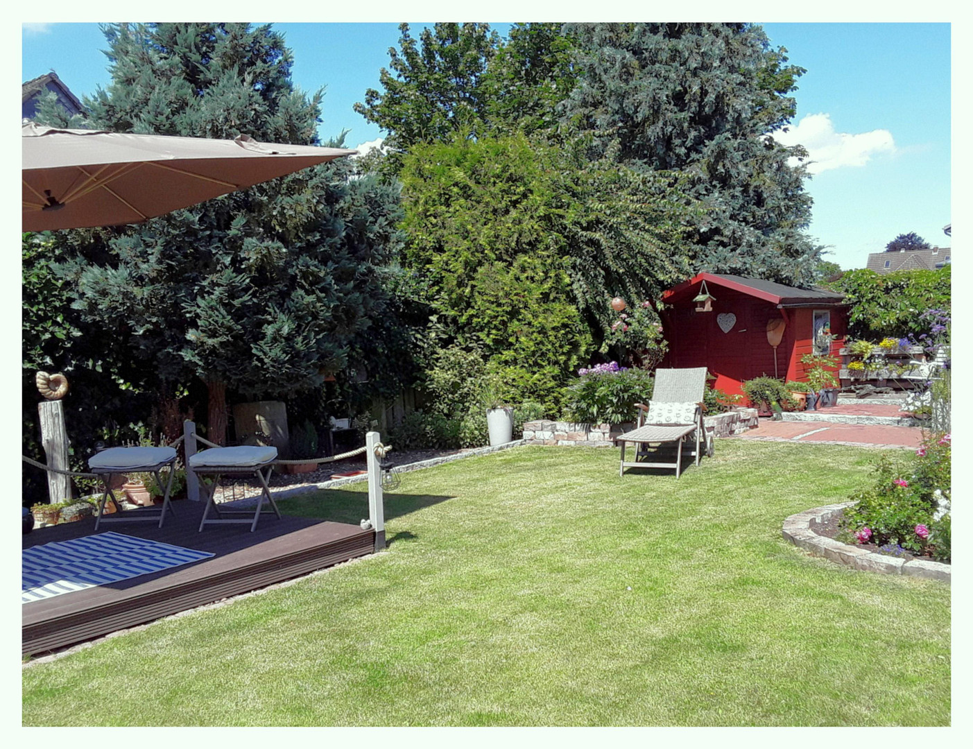 Flachdachbungalow (Reihenendhaus) auf 546 qm Grundstück mit zwei Bädern, Garage und Carport – Weyhe(Erichshof) – Vorschaubild 12
