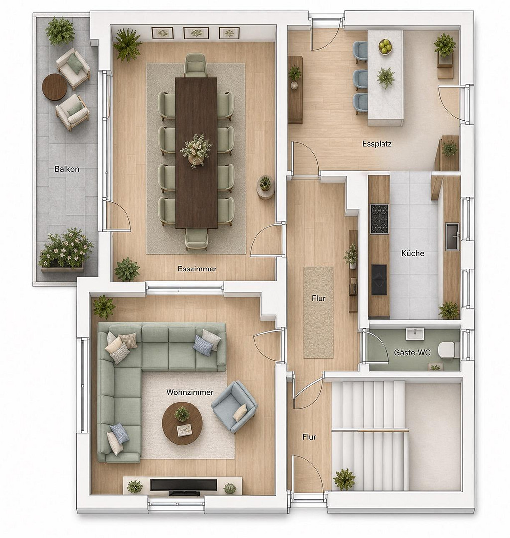 EFH mit unverbaubarem Weitblick & Garten mit 2000qm in Kleinostheim – Kleinostheim – Vorschaubild 21