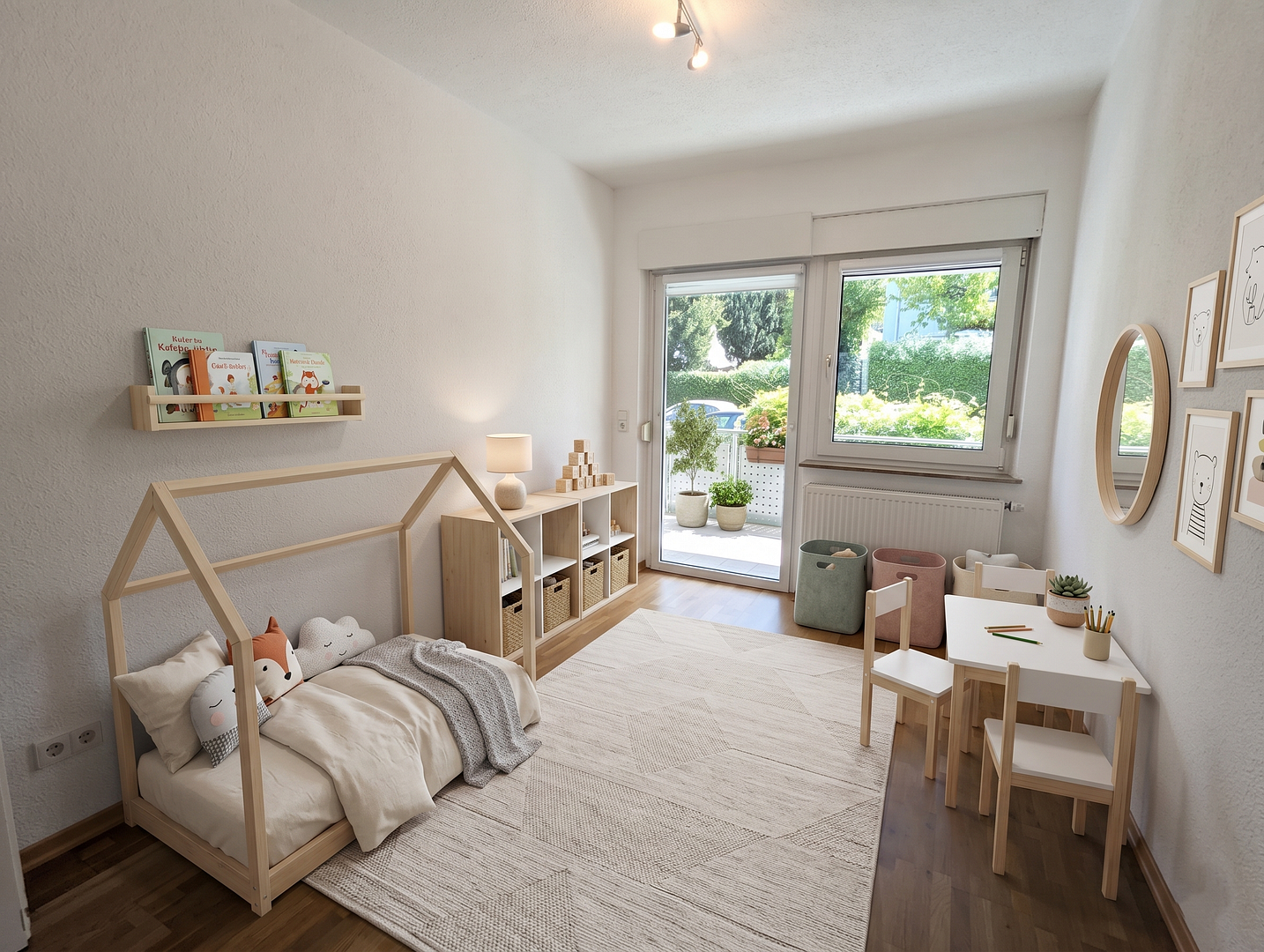 Großzügige 4-Zimmer-Erdgeschosswohnung mit zwei Balkonen, zwei Bädern und Altbauflair – Stuttgart(Bad Cannstatt) – Vorschaubild 3