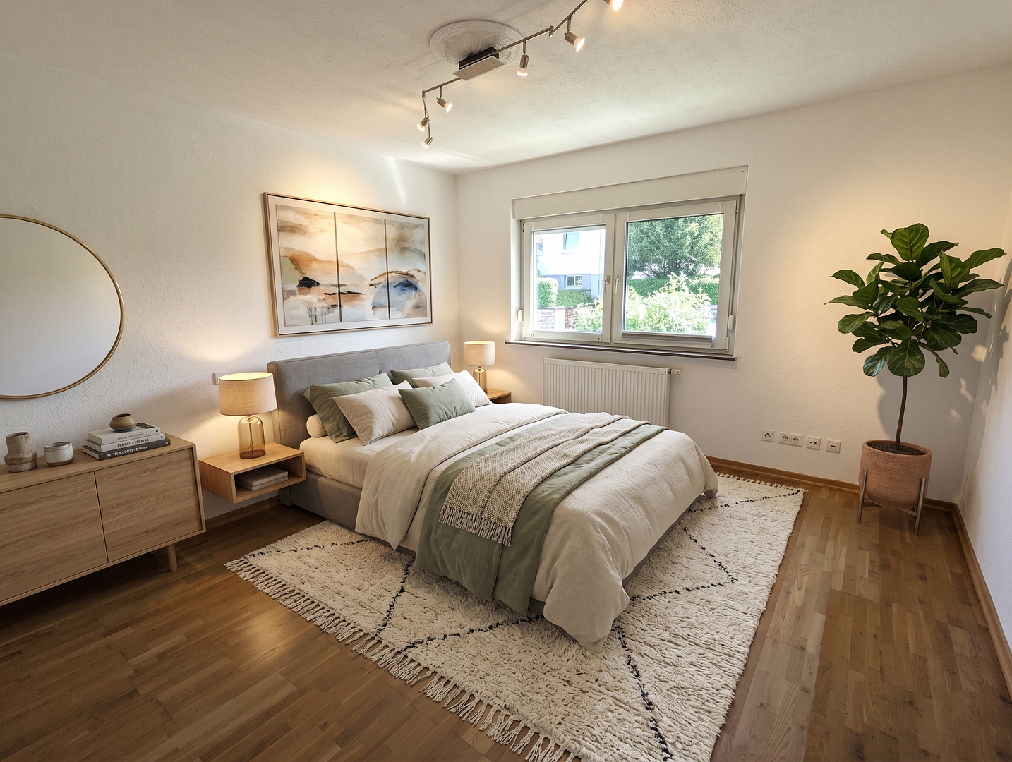 Großzügige 4-Zimmer-Erdgeschosswohnung mit zwei Balkonen, zwei Bädern und Altbauflair – Stuttgart(Bad Cannstatt) – Vorschaubild 2