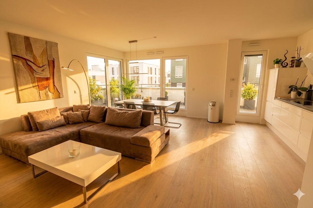 Moderne & sonnige 3-Zimmer-Wohnung im 3.OG mit XXL-Dachterrasse in Köln-Niehl – Friedrich-Karl-Str. 135, 50735 Köln(Niehl) – Vorschaubild 3