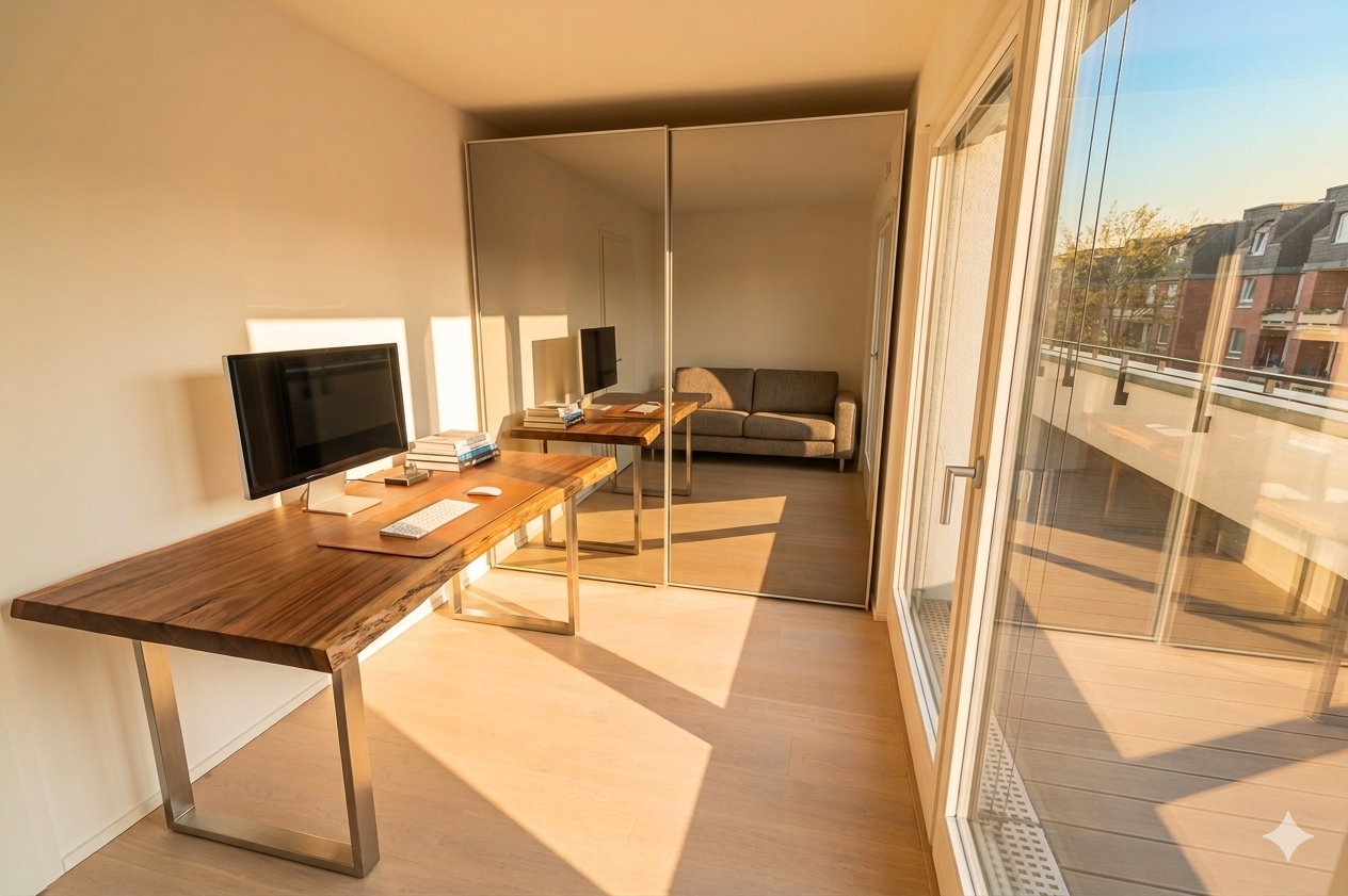 Moderne & sonnige 3-Zimmer-Wohnung im 3.OG mit XXL-Dachterrasse in Köln-Niehl – Friedrich-Karl-Str. 135, 50735 Köln(Niehl) – Vorschaubild 7