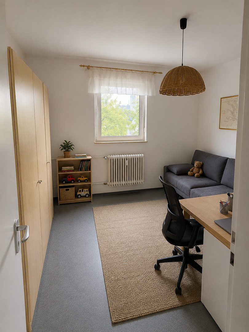 3-Zimmer-WG  + gr.  Südbalkon + Balkonkraftwerk + Renovierung nach Absprache + St. Johannis – Poppenreutherstr. 79, 90419 Nürnberg(Sandberg) – Vorschaubild 2