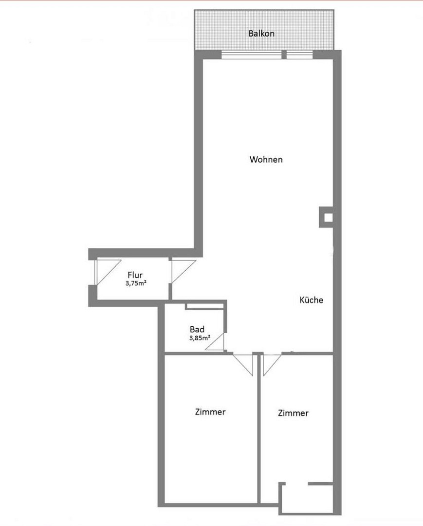 Lichtdurchflutete 3 Zimmer Wohnung in München-Moosach mit Balkon,Loggia &Moderner Sanierung – Dachauerstr.419, 80992 München(Moosach) – Vorschaubild 11
