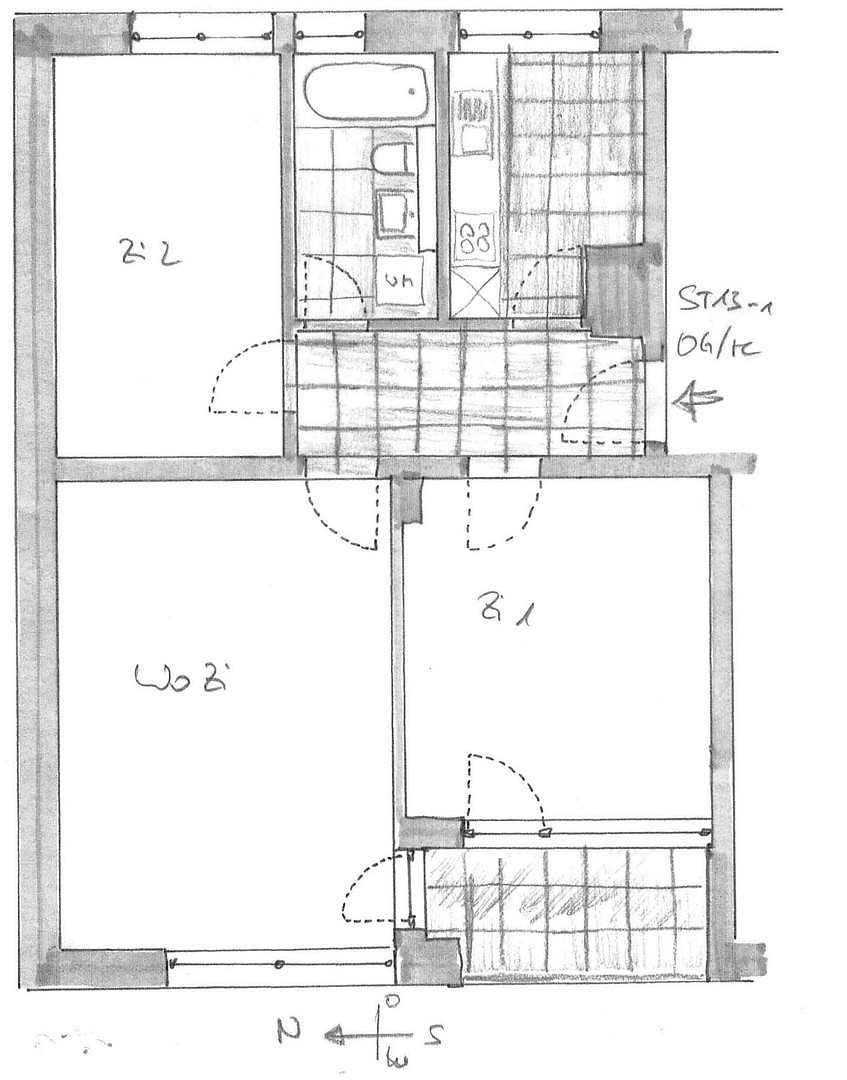 3-Zimmerwohnung mit Küche und Bad und Balkon 70m2 – Steinstr.13, 71254 Ditzingen – Vorschaubild 19