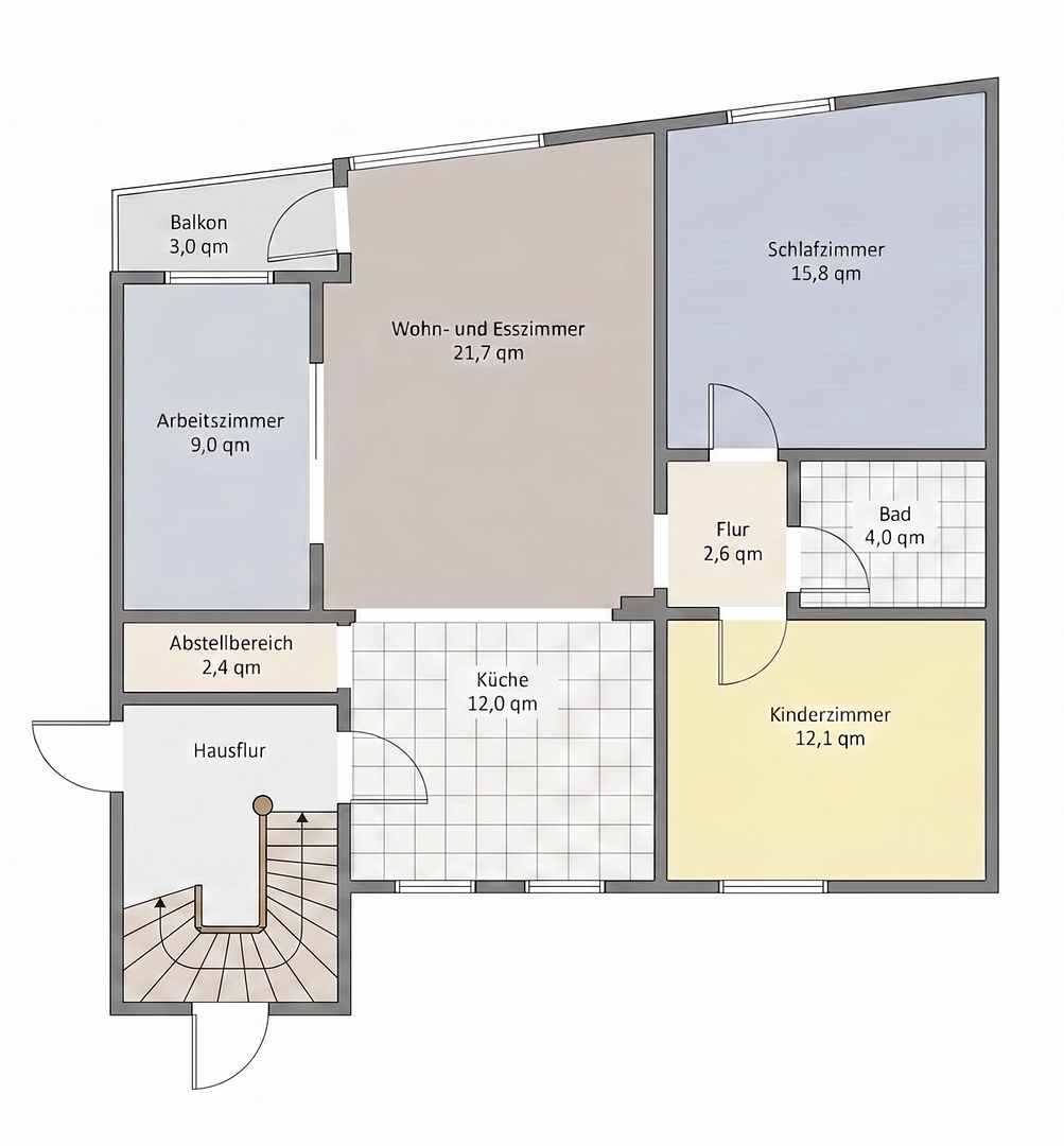 Provisionsfrei & bezugsfertig: lichtdurchflutete ruhige 3,5 Zimmer in Park- & Seenähe – Kameruner Str. 37, 13351 Berlin(Wedding) – Vorschaubild 17
