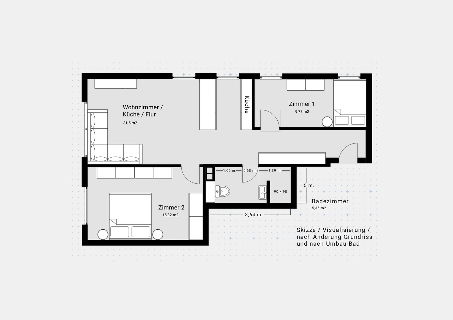 Modernisierte 3-Zimmer-Wohnung in Glashütte (Norderstedt / Hamburg) – Grüner Weg, 22851 Norderstedt(Glashütte) – Vorschaubild 51