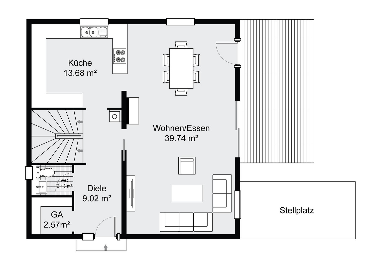 Gepflegtes, freistehendes Einfamilienhaus – Frechen – Vorschaubild 22