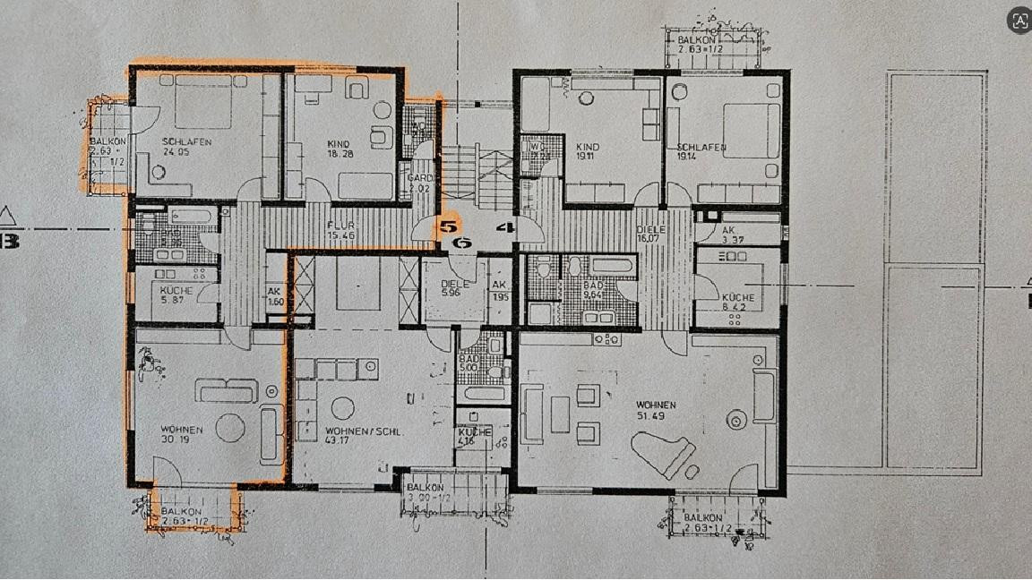 Sehr ruhige und sehr gut geschnittene 111 qm 3-Zimmer-Wohnung in Alt-Laim, wunderschöner Ausblick – Camerloherstr. 124, 80689 München(Laim) – Vorschaubild 28